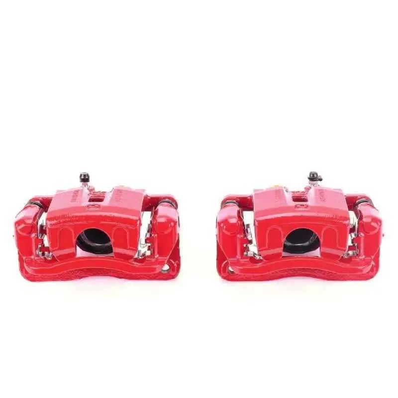 Power Stop 09-11 Hyundai Genesis Rear Red Calipers w/Brackets - Pair S6152