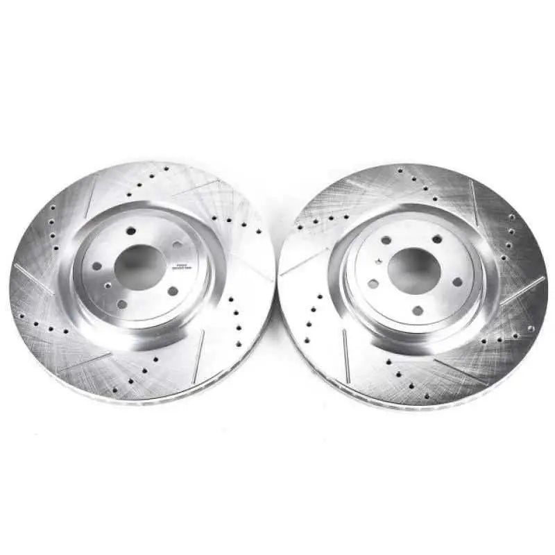 Power Stop 09-13 Infiniti FX50 Front Evolution Drilled & Slotted Rotors - Pair JBR1300XPR