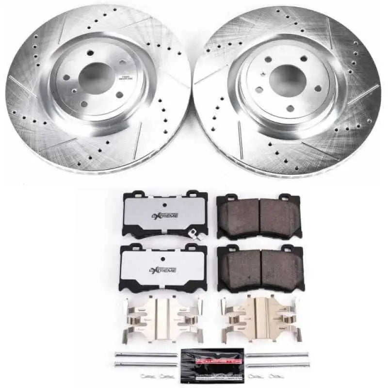 Power Stop 09-13 Infiniti FX50 Front Z26 Street Warrior Brake Kit K2915-26