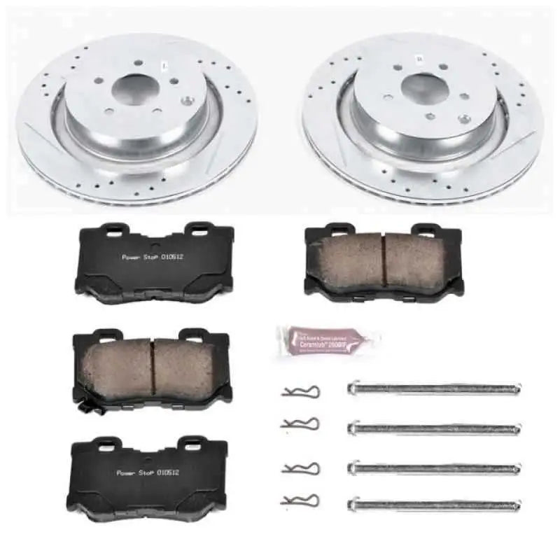 Power Stop 09-13 Infiniti FX50 Rear Z23 Evolution Sport Brake Kit k5861