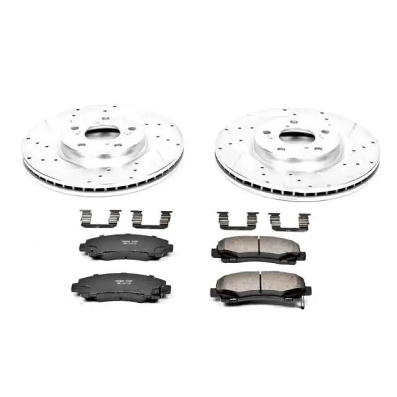 Power Stop 09-14 Acura TL Front Z23 Evolution Sport Brake Kit k5855