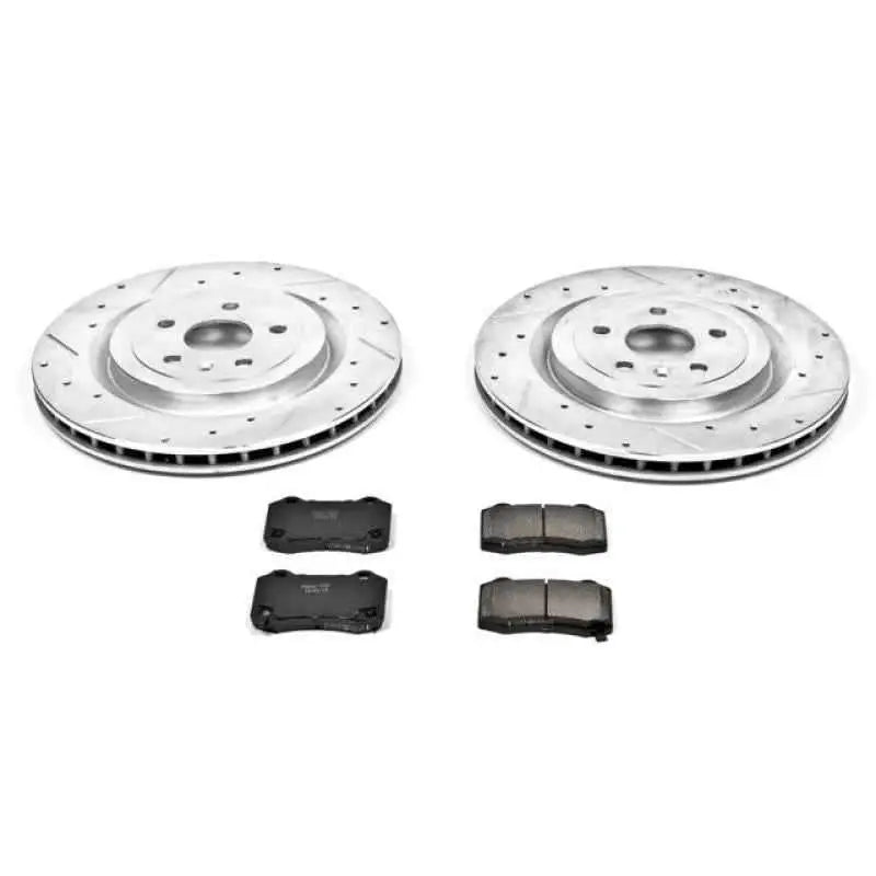 Power Stop 09-15 Cadillac CTS Rear Z23 Evolution Sport Brake Kit k3019