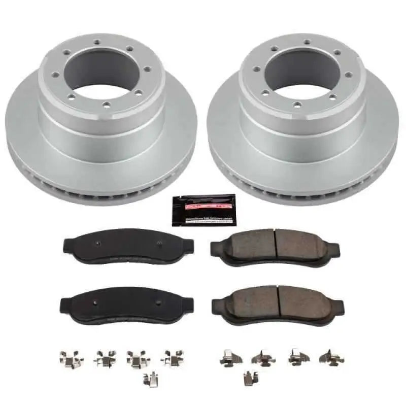 Power Stop 10-12 Ford F-350 Super Duty Rear Z17 Evolution Geomet Coated Brake Kit CRK5579