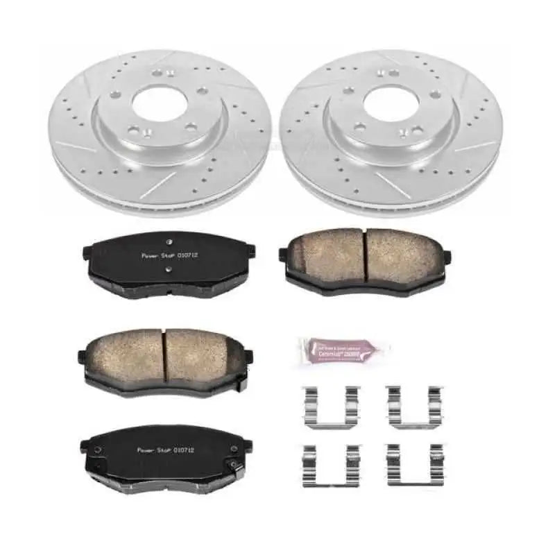 Power Stop 10-12 Hyundai Tucson Front Z23 Evolution Sport Brake Kit k5806