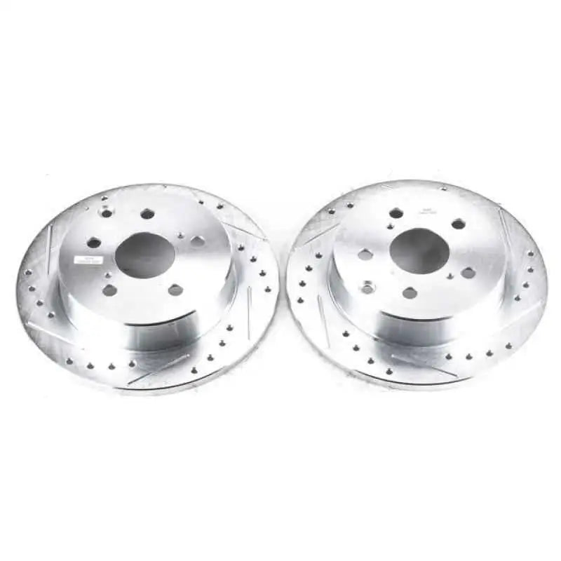 Power Stop 10-12 Lexus HS250h Rear Evolution Drilled & Slotted Rotors - Pair jbr1370xpr