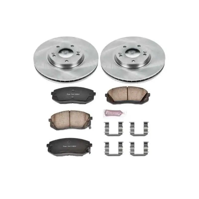 Power Stop 10-15 Hyundai Tucson Front Autospecialty Brake Kit koe6087
