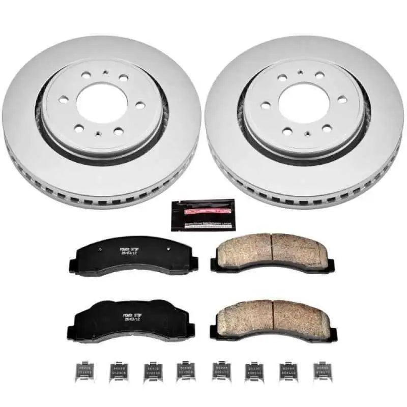 Power Stop 10-18 Ford Expedition Front Z17 Evolution Geomet Coated Brake Kit crk3167