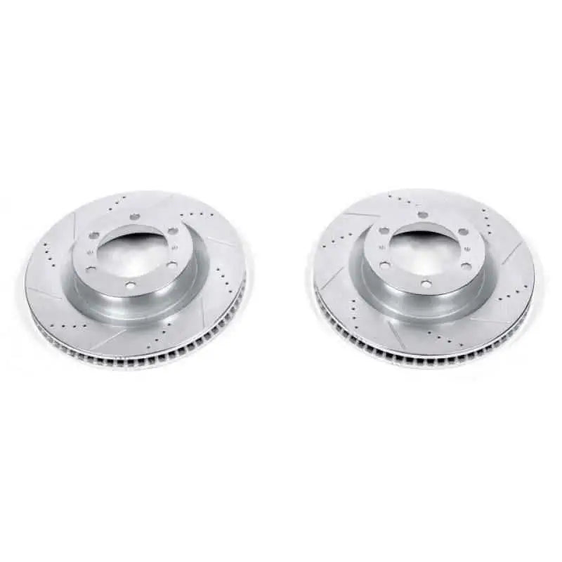 Power Stop 10-19 Lexus GX460 Front Evolution Drilled & Slotted Rotors - Pair jbr1395xpr