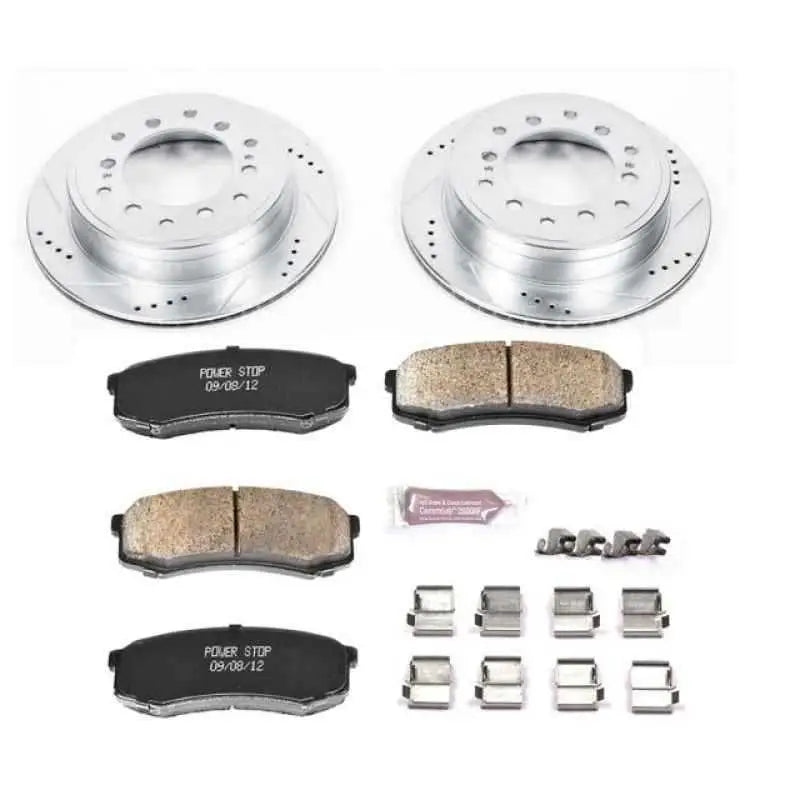 Power Stop 10-19 Lexus GX460 Rear Z23 Evolution Sport Brake Kit k5875