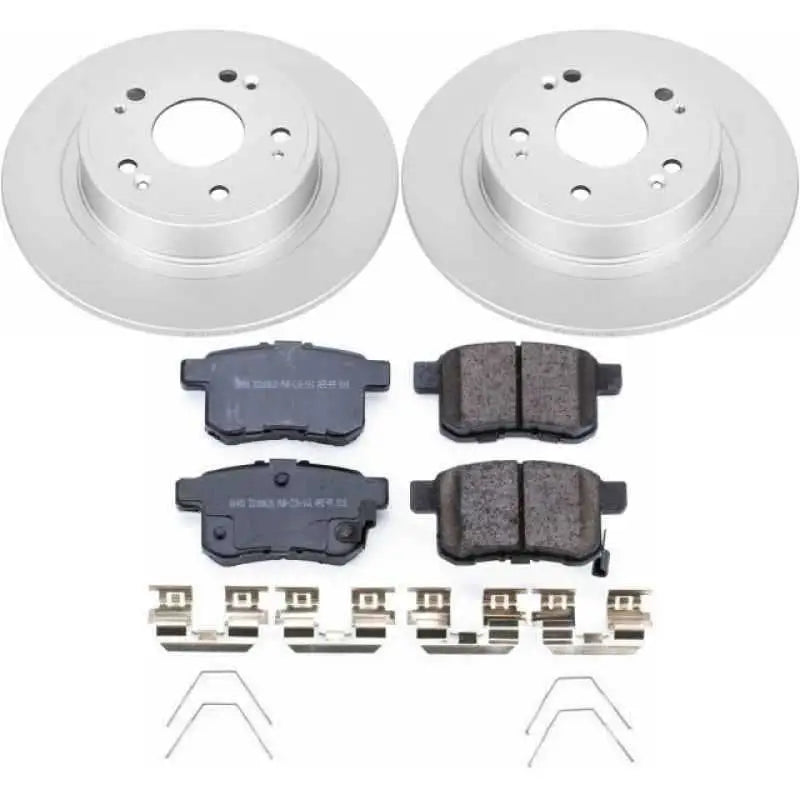 Power Stop 11-14 Acura TSX Rear Z17 Evolution Geomet Coated Brake Kit crk5368