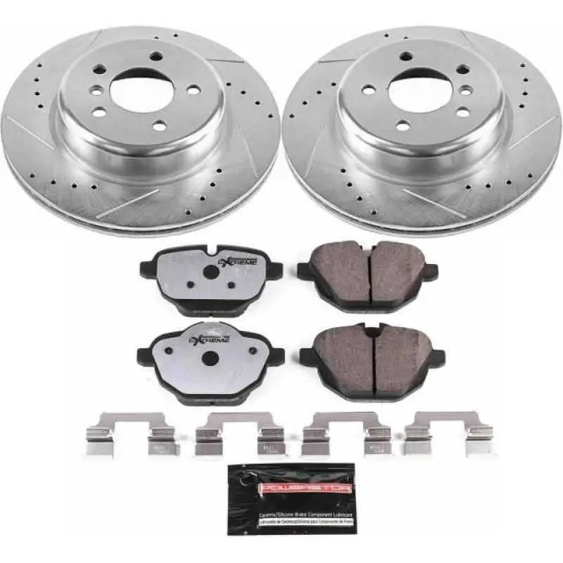 Power Stop 11-16 BMW 528i Rear Z26 Street Warrior Brake Kit K6034-26