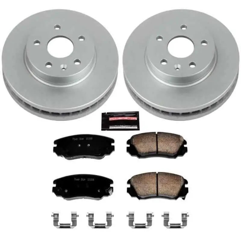 Power Stop 11-16 Buick LaCrosse Front Z17 Evolution Geomet Coated Brake Kit crk5522