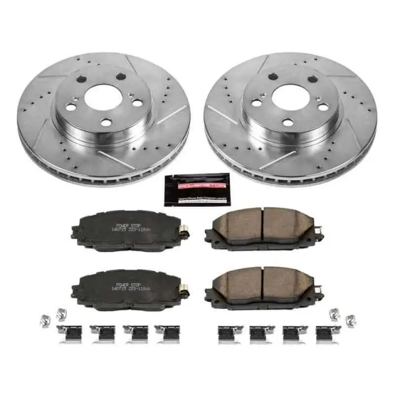 Power Stop 11-17 Lexus CT200h Front Z23 Evolution Sport Brake Kit k5870