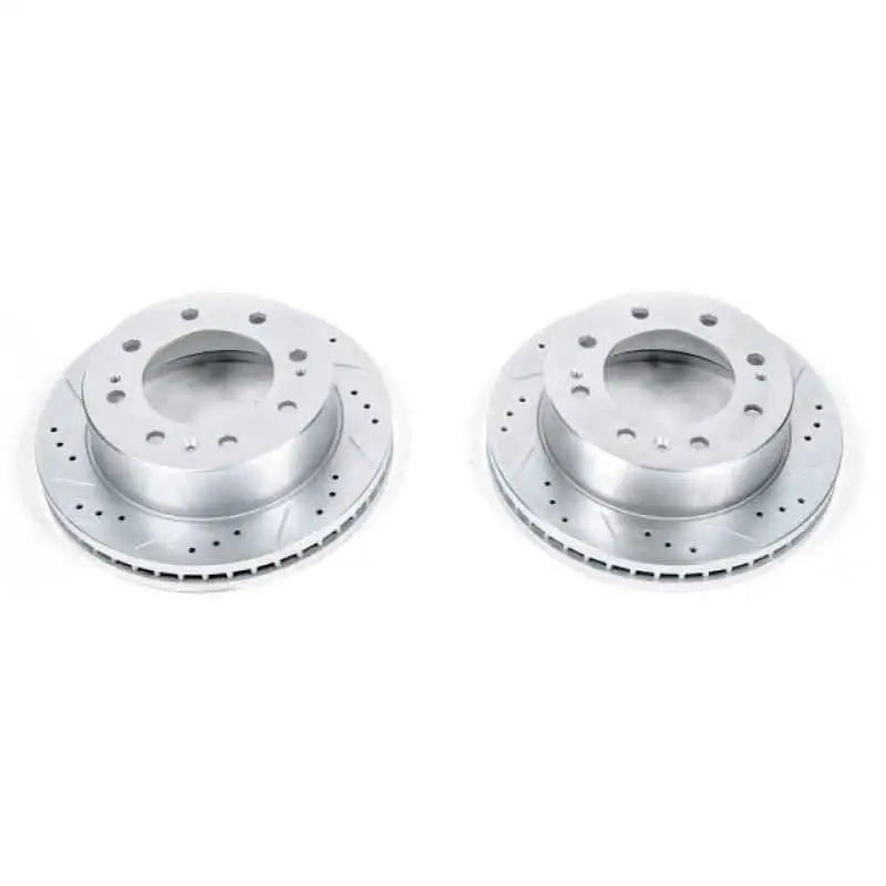 Power Stop 11-19 Chevrolet Silverado 2500 HD Front Evolution Drilled & Slotted Rotors - Pair ar82153xpr