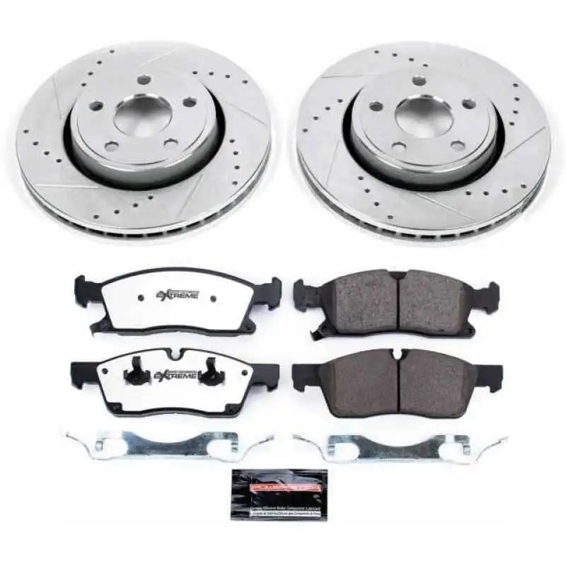 Power Stop 11-19 Dodge Durango Front Z36 Truck & Tow Brake Kit k5951-36