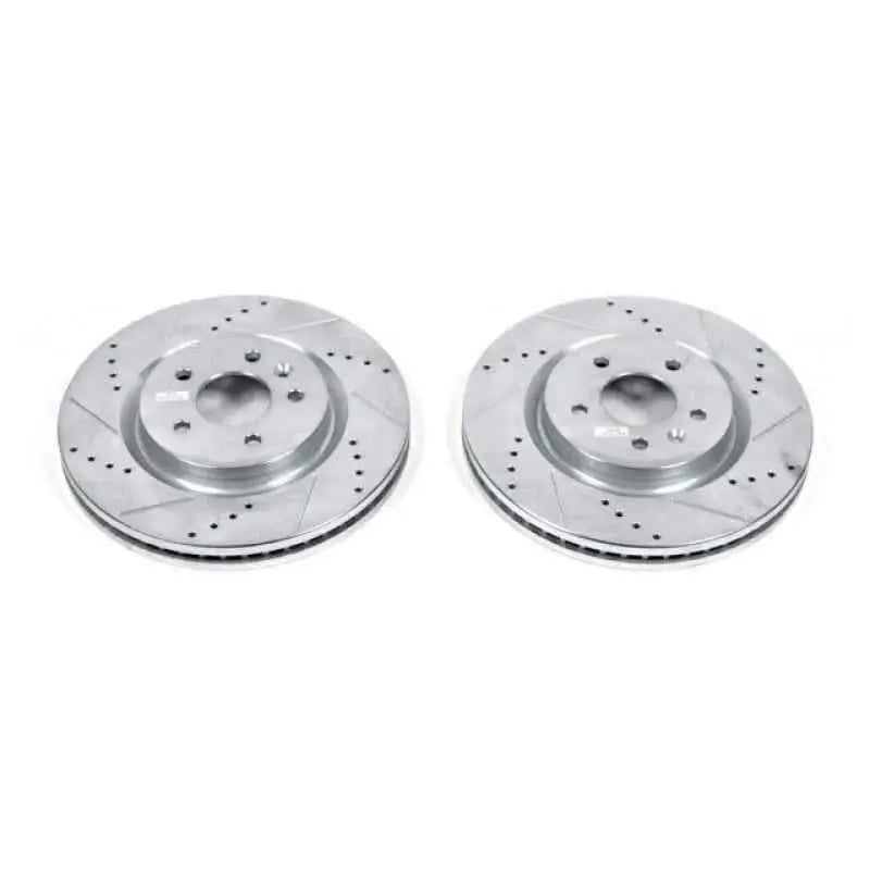 Power Stop 11-19 Ford Explorer Front Evolution Drilled & Slotted Rotors - Pair ar85137xpr