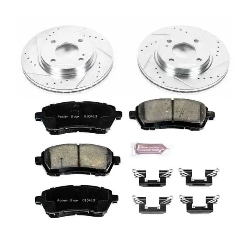Power Stop 11-19 Ford Fiesta Front Z23 Evolution Sport Brake Kit k5969