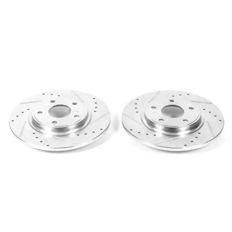 Power Stop 12-16 Chrysler Town & Country Rear Evolution Drilled & Slotted Rotors - Pair ar83082xpr
