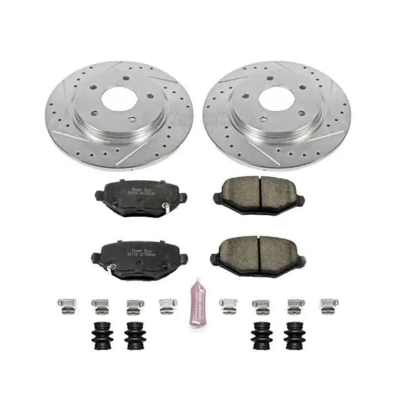 Power Stop 12-16 Chrysler Town & Country Rear Z23 Evolution Sport Brake Kit k6544