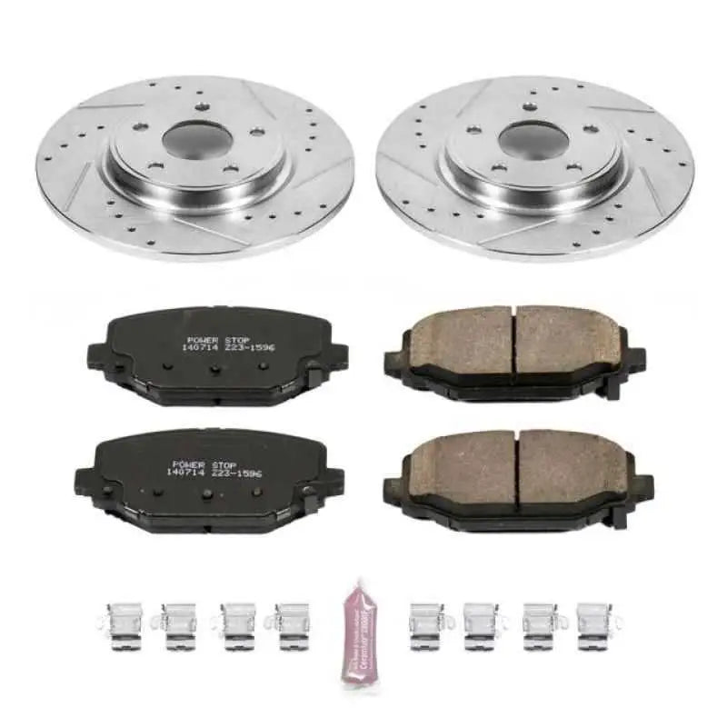 Power Stop 12-16 Chrysler Town & Country Rear Z23 Evolution Sport Brake Kit k5961