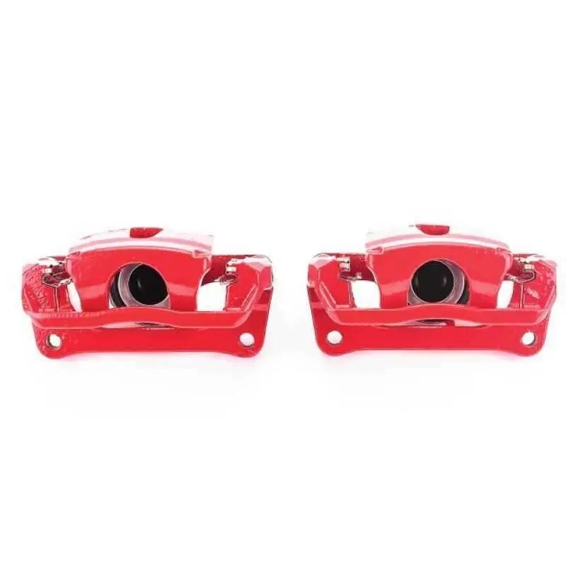 Power Stop 12-17 Ford F-150 Rear Red Calipers w/Brackets - Pair s5396