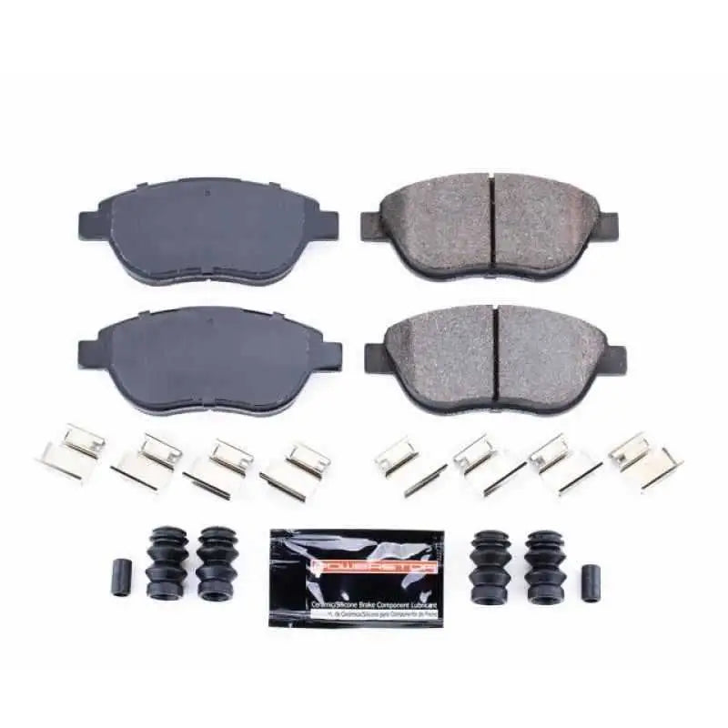Power Stop 12-18 Fiat 500 Front Z23 Evolution Sport Brake Pads w/Hardware z23-1618