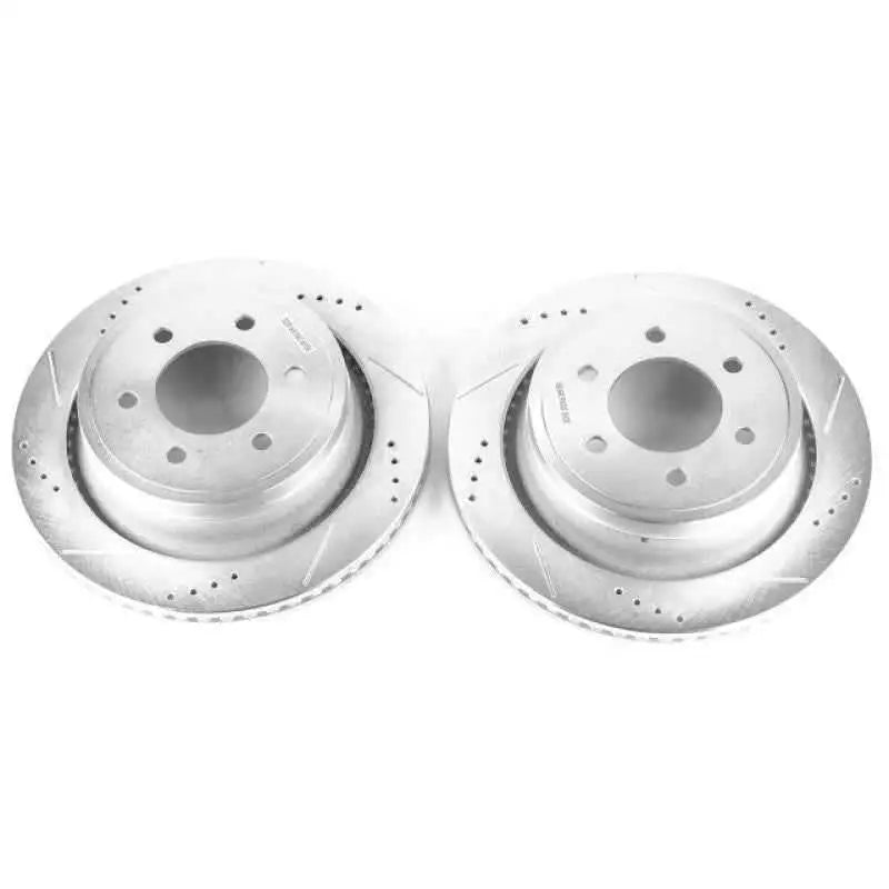 Power Stop 12-18 Ford F-150 Rear Evolution Drilled & Slotted Rotors - Pair ar85148xpr