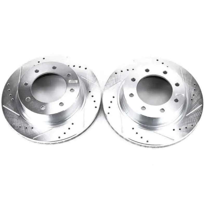 Power Stop 12-19 Nissan NV1500 Front Evolution Drilled & Slotted Rotors - Pair JBR1573XPR