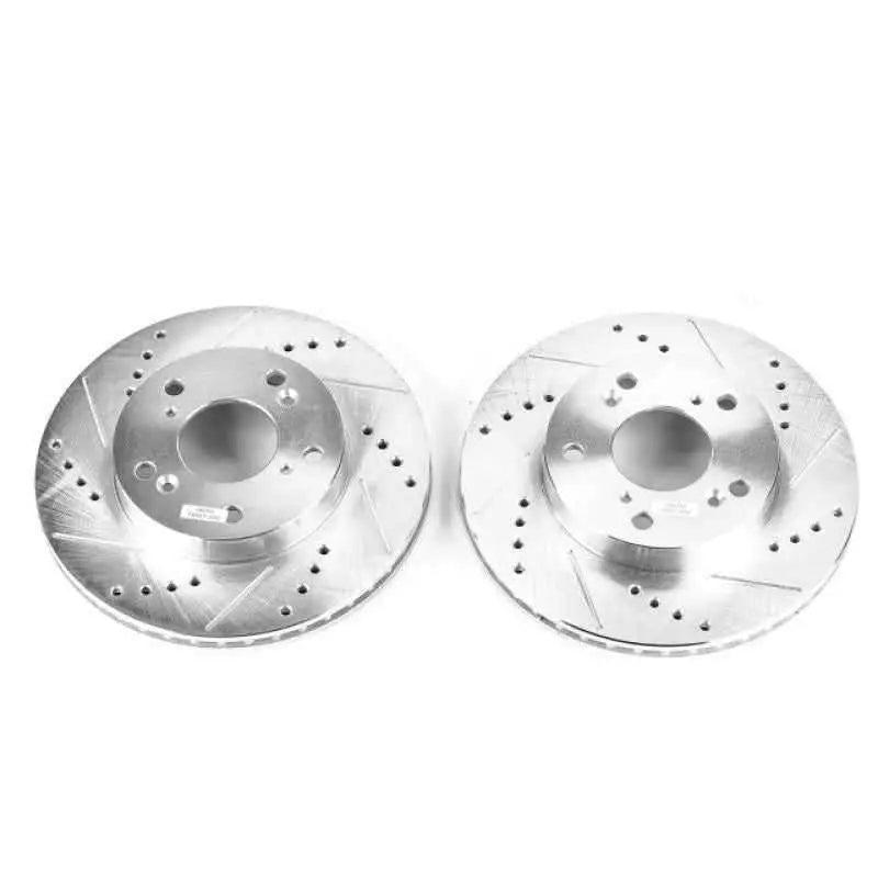 Power Stop 13-14 Acura ILX Front Evolution Drilled & Slotted Rotors - Pair jbr1551xpr