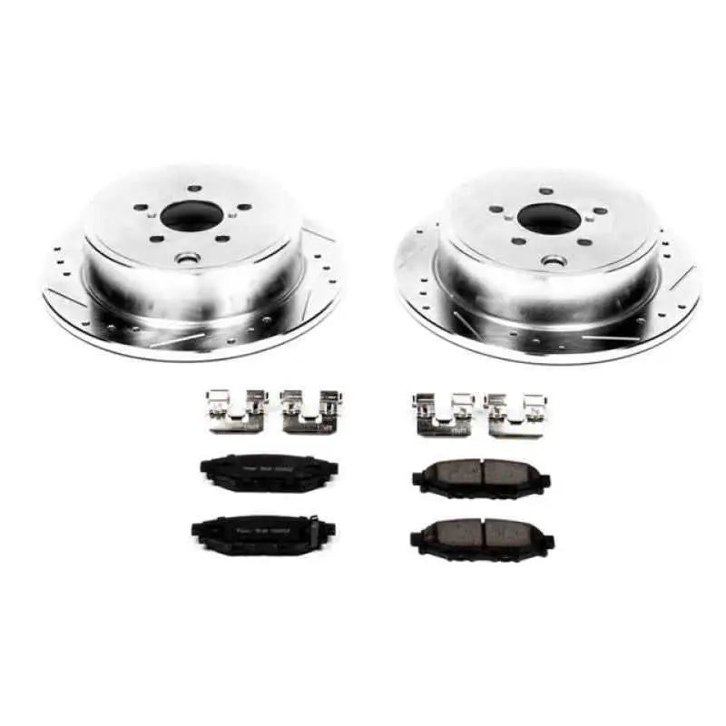 Power Stop 13-16 Subaru BRZ Rear Z23 Evolution Sport Brake Kit k4631