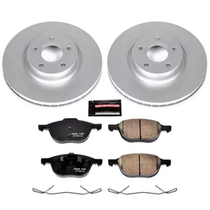 Power Stop 13-17 Ford C-Max Front Z23 Evolution Sport Coated Brake Kit crk4575