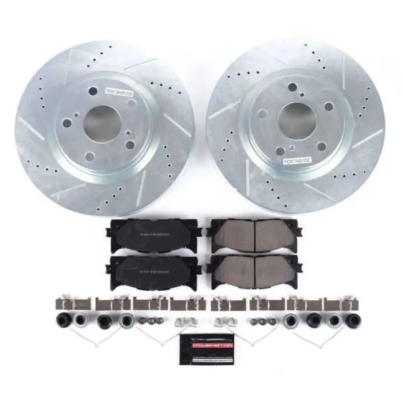 Power Stop 13-18 Lexus ES300h Front Z23 Evolution Sport Brake Kit k3053