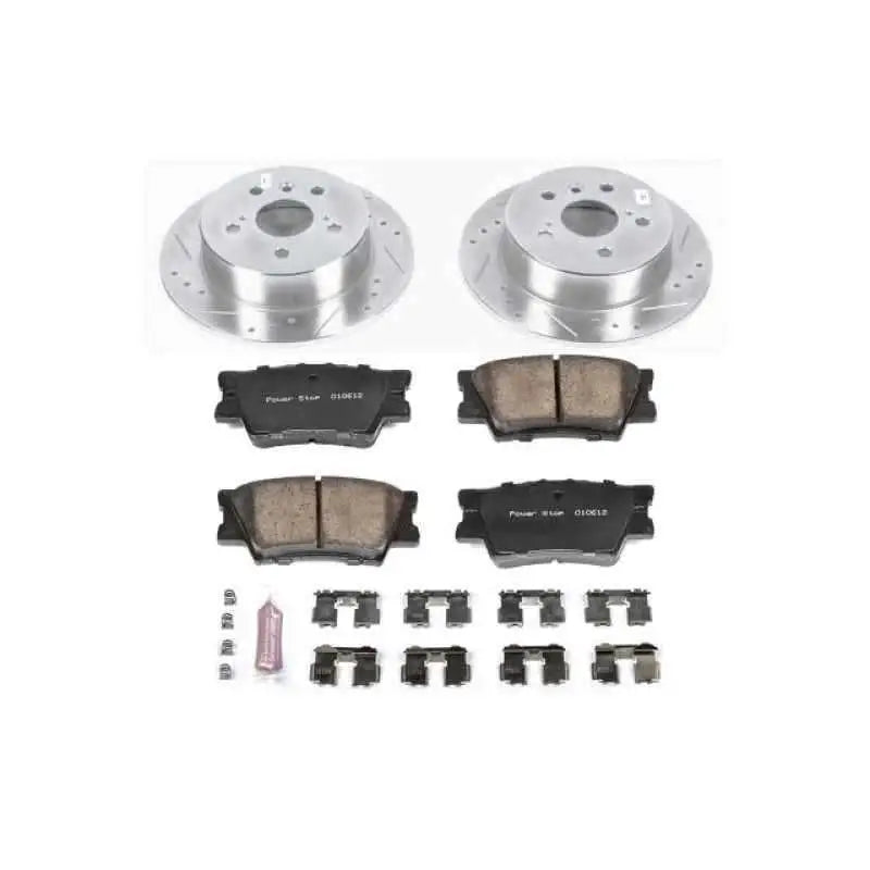 Power Stop 13-18 Lexus ES300h Rear Z23 Evolution Sport Brake Kit k6520