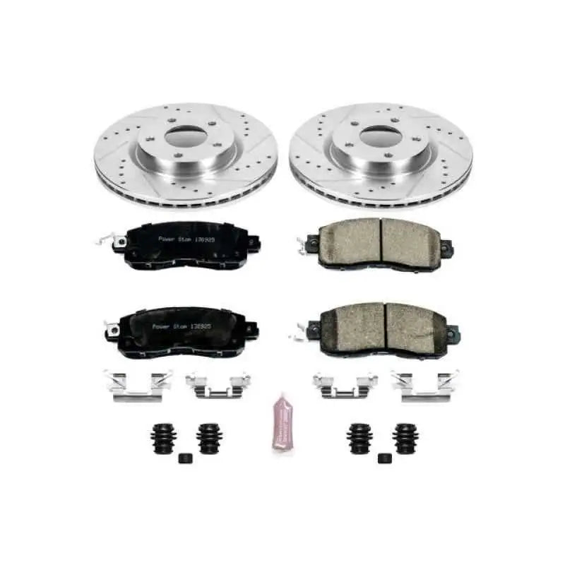 Power Stop 13-18 Nissan Altima Front Z23 Evolution Sport Brake Kit k6494