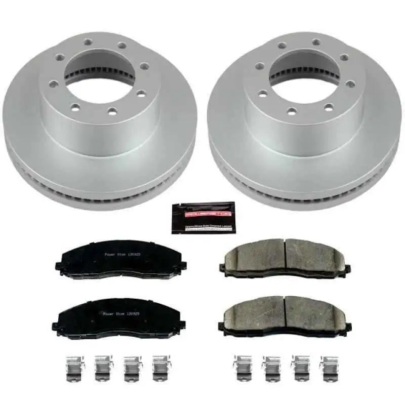 Power Stop 13-19 Ford F-250 Super Duty Front Z17 Evolution Geomet Coated Brake Kit crk6403