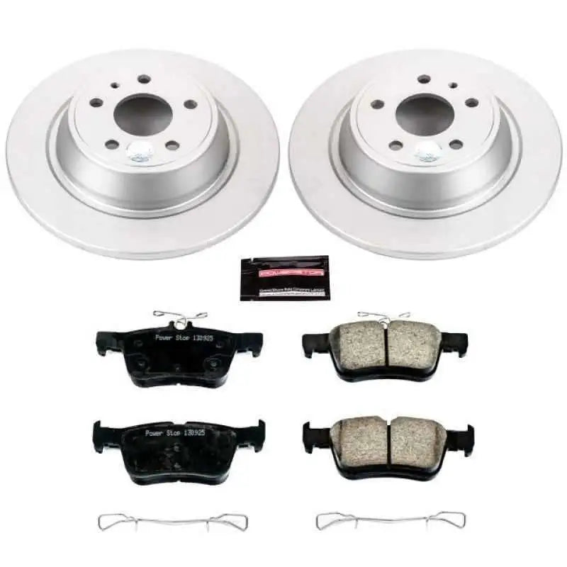 Power Stop 13-19 Ford Fusion Rear Z17 Evolution Geomet Coated Brake Kit crk6559