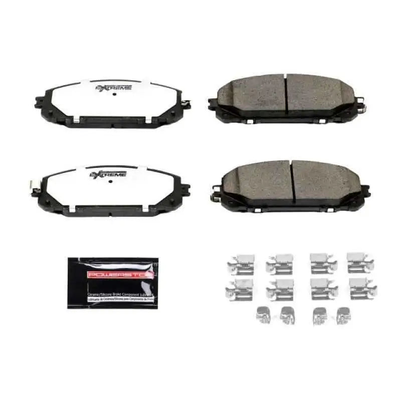 Power Stop 14-15 Jeep Cherokee Front Z36 Truck & Tow Brake Pads w/Hardware z36-1709
