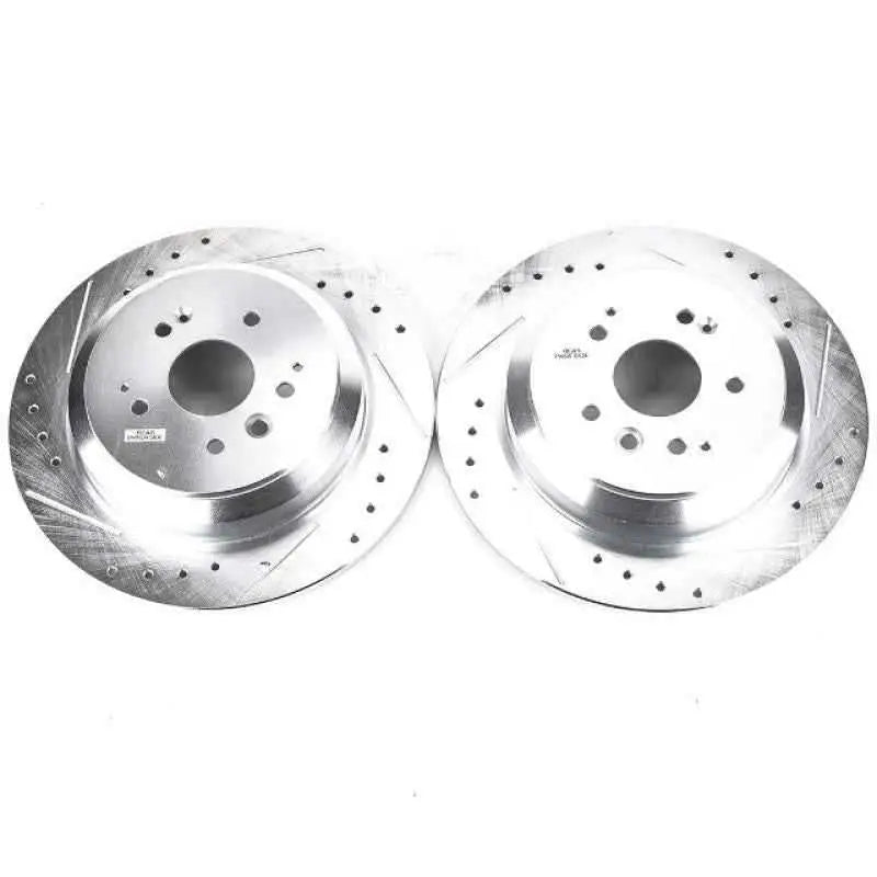 Power Stop 14-16 Acura MDX Rear Evolution Drilled & Slotted Rotors - Pair jbr1587xpr