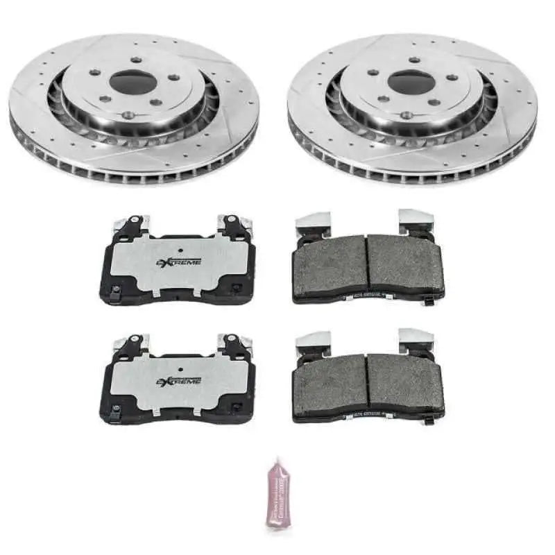 Power Stop 14-17 Chevrolet SS Front Z26 Street Warrior Brake Kit k7007-26