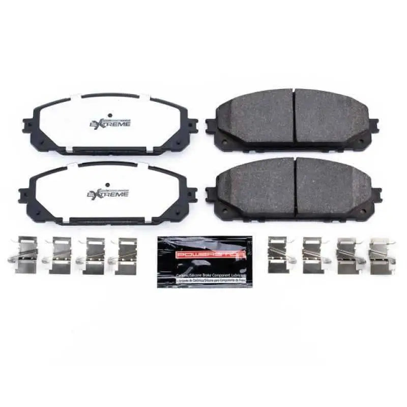 Power Stop 14-19 Jeep Cherokee Front Z36 Truck & Tow Brake Pads w/Hardware z36-1843
