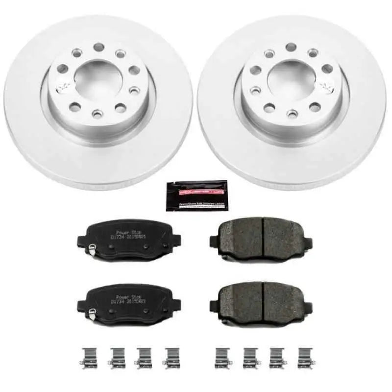 Power Stop 15-17 Chrysler 200 Rear Z17 Evolution Geomet Coated Brake Kit crk6543