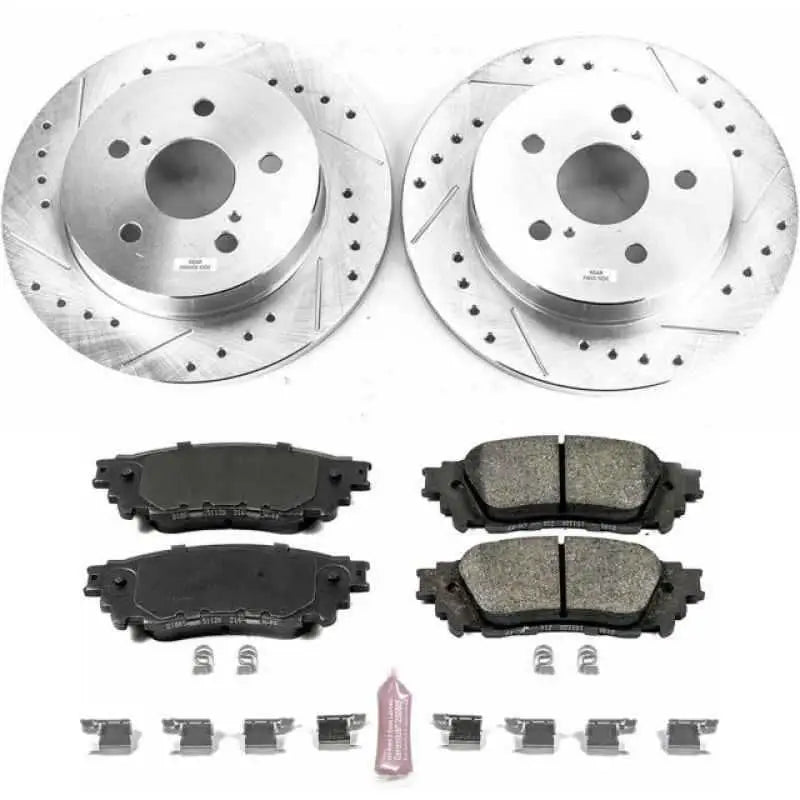 Power Stop 15-17 Lexus NX200t Rear Z23 Evolution Sport Brake Kit k7739