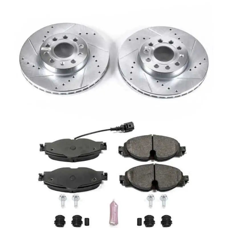 Power Stop 15-18 Audi A3 Front Z23 Evolution Sport Brake Kit k7080