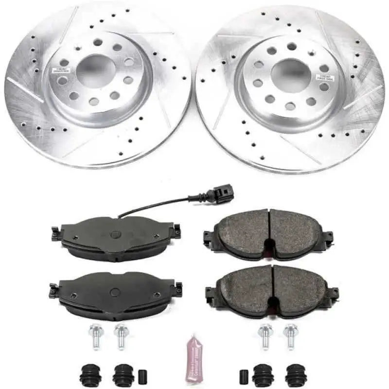 Power Stop 15-18 Audi A3 Front Z23 Evolution Sport Brake Kit k7082