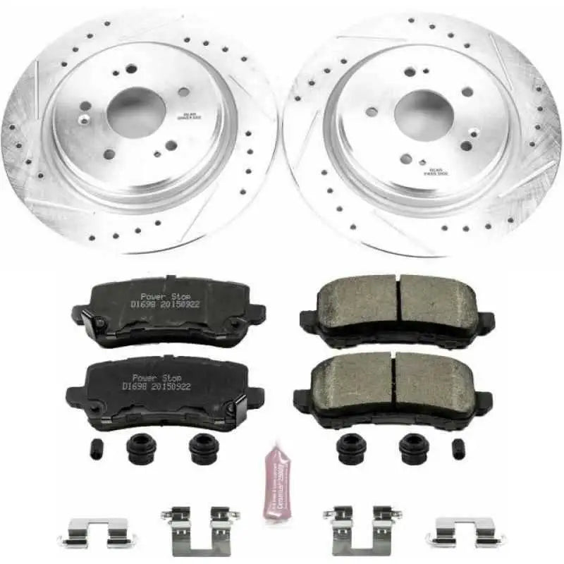 Power Stop 15-19 Acura TLX Rear Z23 Evolution Sport Brake Kit k7216