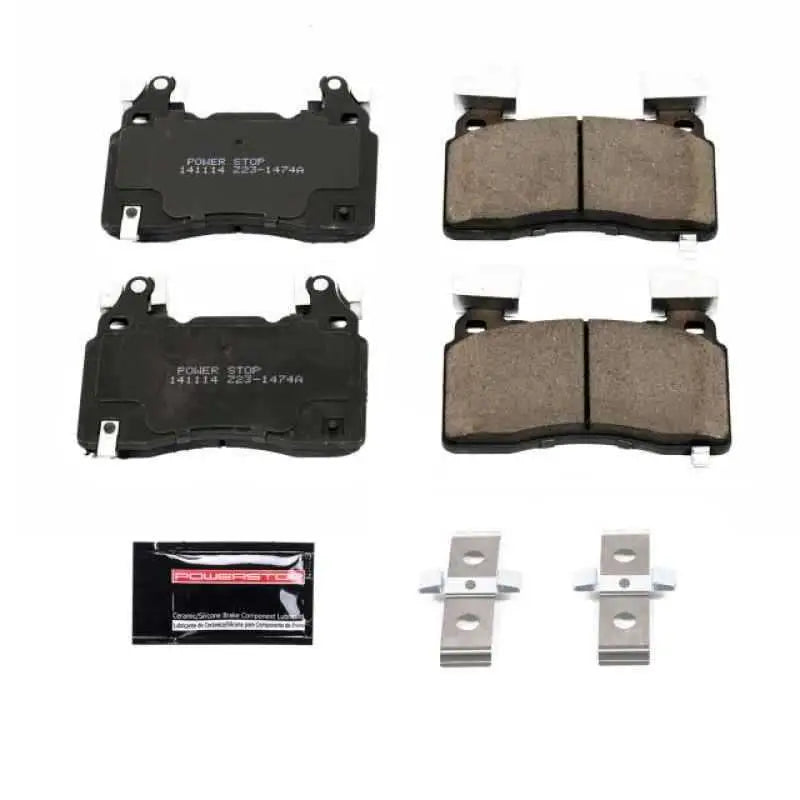 Power Stop 15-19 Cadillac CTS Front Z23 Evolution Sport Brake Pads w/Hardware z23-1474a