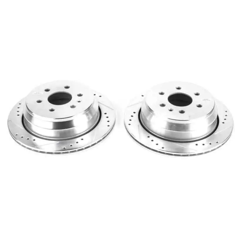 Power Stop 15-19 Chevrolet Colorado Rear Evolution Drilled & Slotted Rotors - Pair ar82189xpr