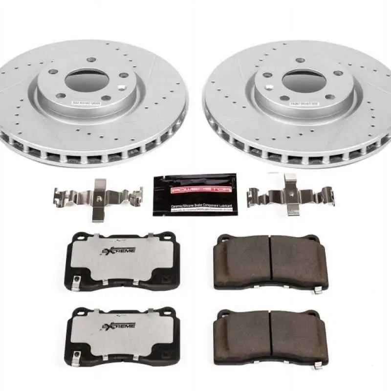 Power Stop 15-19 Chevrolet Corvette Front Z26 Street Warrior Brake Kit K7290-26