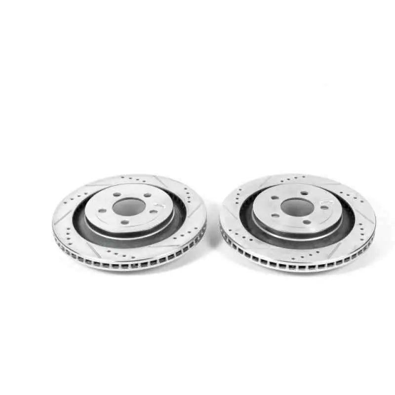 Power Stop 15-19 Ford Mustang Rear Evolution Drilled & Slotted Rotors - Pair ar85160xpr