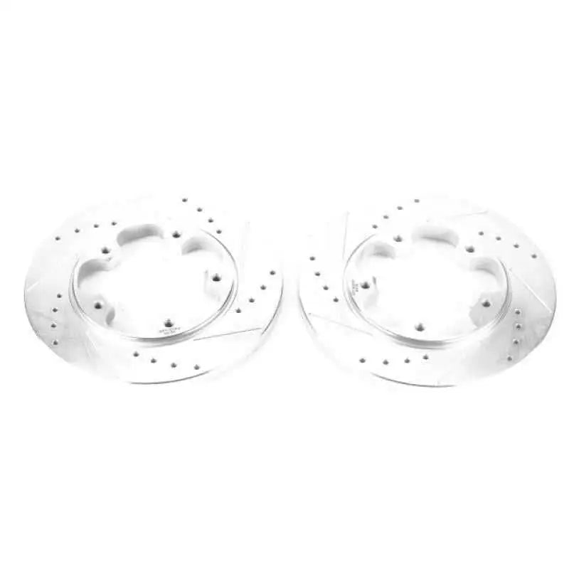 Power Stop 15-19 Ford Transit-150 Rear Evolution Drilled & Slotted Rotors - Pair ar85175xpr